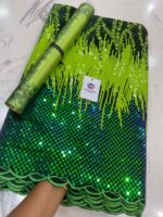 Sequined Velvet fabric