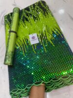 Sequined Velvet fabric - Image 3